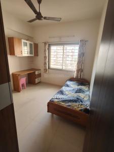 Bedroom Image of 1100 Sq.ft 2 BHK Apartment / Flat for rent in Chupon Swarnim Square, Bhayli Vadodara for Rs. 21000
