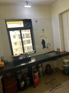 Kitchen Image of 610 Sq.ft 1 BHK Apartment / Flat for sale in Sai Satyam Residency B Building, Kalyan West Kalyan for Rs. 4000000