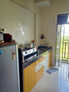 Kitchen Image of 595 Sq.ft 1 BHK Apartment / Flat for sale in Rameshwar Park Orchid Iris And Rose, Diva Thane for Rs. 3500000