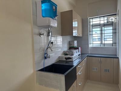 Kitchen Image of 650 Sq.ft 1 BHK Apartment / Flat for rent in Kadubeesanahalli Bengaluru for Rs. 26000