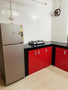 Kitchen Image of 800 Sq.ft 2 BHK Apartment / Flat for rent in Naicavaddo Goa for Rs. 37000