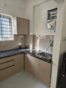 Kitchen Image of 600 Sq.ft 1 BHK Apartment / Flat for rent in Nagavara Bengaluru for Rs. 25000
