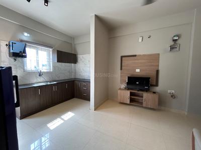 Kitchen Image of 600 Sq.ft 1 BHK Builder Floor for rent in HSR Layout Bengaluru for Rs. 35000