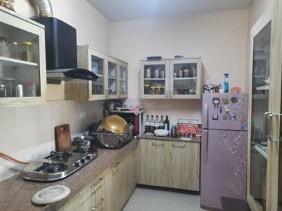 Kitchen Image of 1100 Sq.ft 3 BHK Apartment / Flat for rent in Adani The Meadows, Shantigram Ahmedabad for Rs. 45000