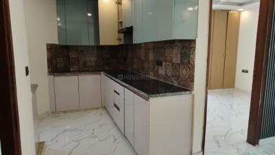 Kitchen Image of 1350 Sq.ft 3 BHK Builder Floor for rent in Chhattarpur New Delhi for Rs. 29500