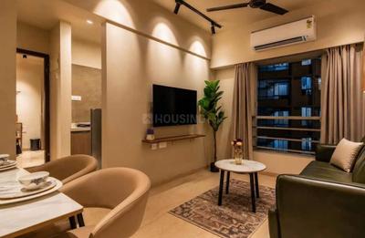 Hall Image of 750 Sq.ft 1 BHK Apartment / Flat for rent in My Home Abhra, Madhapur Hyderabad for Rs. 12000