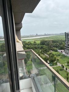 Balcony Image of 729 Sq.ft 2 BHK Apartment / Flat for rent in Veer Swastik Hills, Pal Gam Surat for Rs. 25000