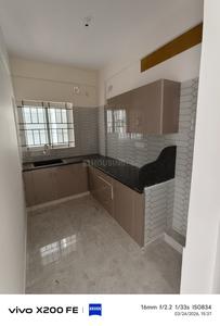 Kitchen Image of 900 Sq.ft 1 BHK Apartment / Flat for rent in Dooravani Nagar Bengaluru for Rs. 25000