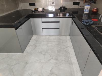Kitchen Image of 1200 Sq.ft 2 BHK Builder Floor for rent in Spring Grace, Mutkkipur Lucknow for Rs. 16000