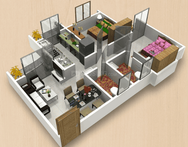 Image of 1520 Sq.ft 3 BHK Apartment / Flat for sale in Kurla East, Mumbai for Rs. 18000000