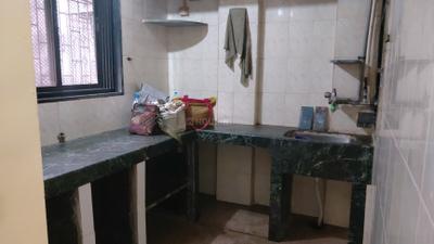 Kitchen Image of 500 Sq.ft 1.5 BHK Apartment / Flat for rent in Vashi Navi Mumbai for Rs. 22000