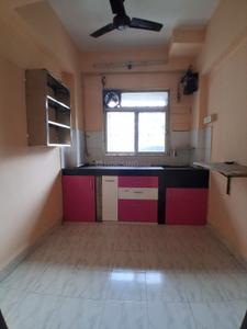 Kitchen Image of 640 Sq.ft 1 BHK Apartment / Flat for rent in Raikar Yash Paradise CHS, Airoli Navi Mumbai for Rs. 30000
