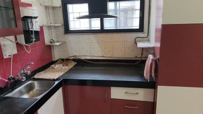 Kitchen Image of 600 Sq.ft 1 BHK Independent House for rent in Bandal Complex, Kothrud Pune for Rs. 25000