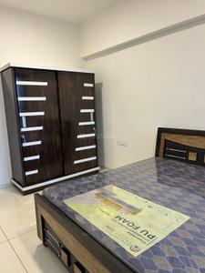 Bedroom Image of 1850 Sq.ft 3 BHK Apartment / Flat for rent in Vihav Elinor, New Alkapuri Vadodara for Rs. 30000