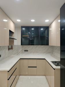 Kitchen Image of 1000 Sq.ft 3 BHK Apartment / Flat for sale in Rajpur New Delhi for Rs. 7500000