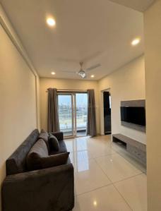 Hall Image of 550 Sq.ft 1 BHK Apartment / Flat for rent in Cox Town Bengaluru for Rs. 35000