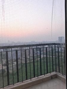 Bedroom Two Image of 1300 Sq.ft 3 BHK Apartment / Flat for rent in Amrapali Zodiac, Sector 120 Noida for Rs. 26000