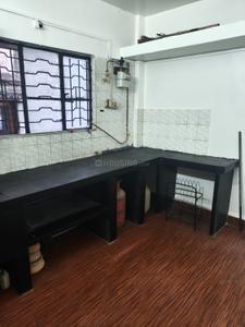 Kitchen Image of 600 Sq.ft 1 BHK Apartment / Flat for rent in Dhanlaxmi Park, Kothrud Pune for Rs. 21000