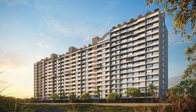 Image of 1600 Sq.ft 3 BHK Apartment / Flat for sale in NDG Om Mangalam Samruddhi, Kiwale, Pune for Rs. 11000000