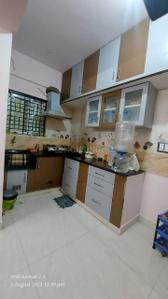 Kitchen Image of 725 Sq.ft 1 BHK Builder Floor for rent in Mahadevapura Bengaluru for Rs. 23000