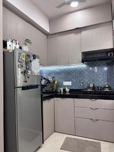Kitchen Image of 502 Sq.ft 2 BHK Apartment / Flat for sale in Lodha Crown, Thane West Thane for Rs. 9400000