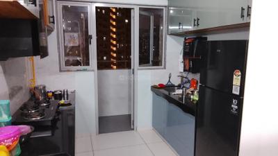 Kitchen Image of 1450 Sq.ft 2 BHK Apartment / Flat for rent in Adani Aster Neo, Shantigram Ahmedabad for Rs. 35600