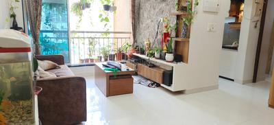 Hall Image of 650 Sq.ft 1 BHK Apartment / Flat for rent in Royal Oasis, Malad West Mumbai for Rs. 42000