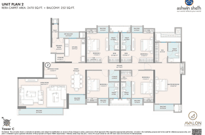 Image of 3400 Sq.ft 5 BHK Apartment / Flat for sale in Sheth Avalon, Thane West, Thane for Rs. 81000000