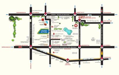 Image of 1158 Sq.ft 2.5 BHK Apartment / Flat for sale in Newry Altura, Avadi, Chennai for Rs. 8050000