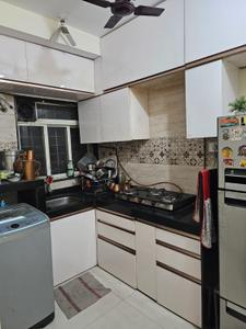 Kitchen Image of 550 Sq.ft 1 BHK Apartment / Flat for rent in Shraddha Bliss GS 47th Avenue, Vikhroli East Mumbai for Rs. 36000
