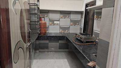 Kitchen Image of 500 Sq.ft 1 BHK Builder Floor for rent in Aashrya Green City, Maharajpura Gwalior for Rs. 6500