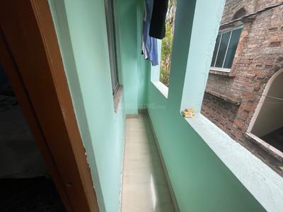 Balcony Image of 500 Sq.ft 1 BHK Independent House for rent in Keshtopur Kolkata for Rs. 8500