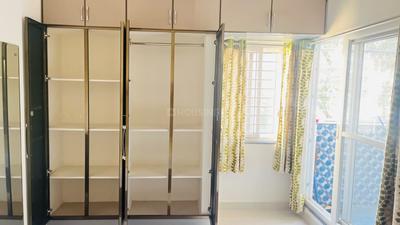 Bedroom Image of 800 Sq.ft 1 BHK Apartment / Flat for rent in Madhapur Hyderabad for Rs. 32000