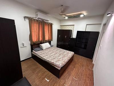 Bedroom Image of 1950 Sq.ft 3 BHK Apartment / Flat for rent in Satyam Skyline, Naranpura Ahmedabad for Rs. 38000
