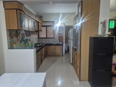 Kitchen Image of 1500 Sq.ft 3 BHK Apartment / Flat for rent in Kolte Patil Margosa Heights, Mohammed Wadi Pune for Rs. 30000