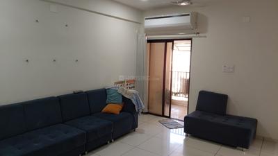 Living Room Image of 1500 Sq.ft 3 BHK Apartment / Flat for rent in Sunpharma Road Vadodara for Rs. 25000