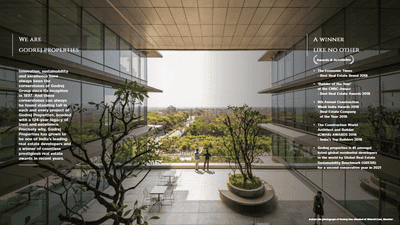 Image of 1100 Sq.ft 2 BHK Apartment / Flat for sale in Godrej Bayview, Vashi, Navi Mumbai for Rs. 27600000