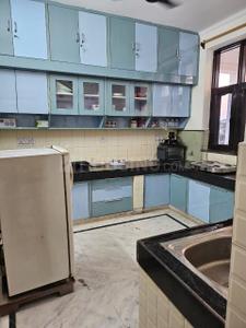 Kitchen Image of 666 Sq.ft 1 BHK Independent House for rent in Sector 7 Gurgaon for Rs. 14000