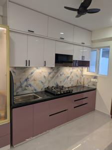 Kitchen Image of 1380 Sq.ft 3 BHK Apartment / Flat for rent in V K Aurora, Madhurawada Visakhapatnam for Rs. 27000