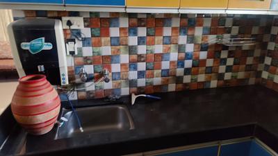 Kitchen Image of 1550 Sq.ft 3 BHK Apartment / Flat for rent in Raj Heramba Venkatesh Imperia, Punawale Pune for Rs. 40000