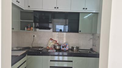 Kitchen Image of 1055 Sq.ft 2 BHK Apartment / Flat for rent in Shapoorji Pallonji Joyville Sensorium, Maan Pune for Rs. 27988