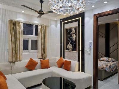 Living Room Image of 600 Sq.ft 2 BHK Apartment / Flat for sale in Dwarka Mor New Delhi for Rs. 4800000