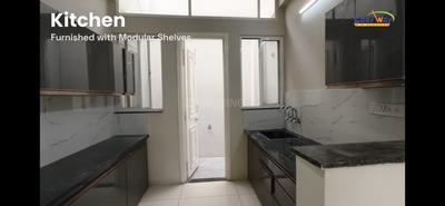 Kitchen Image of 900 Sq.ft 2 BHK Builder Floor for rent in Nipania Indore for Rs. 18000