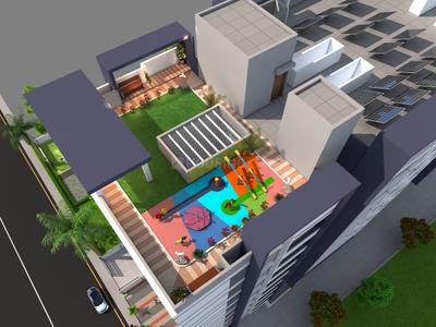 Image of 945 Sq.ft 2 BHK Apartment / Flat for sale in Lunkad RKL Anand PH2 A Building, Tathawade, Pune for Rs. 5000000