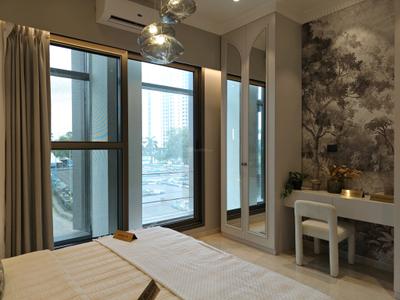 Bedroom Image of 980 Sq.ft 3 BHK Apartment / Flat for sale in Ajmera Manhattan, Wadala East Mumbai for Rs. 41000000