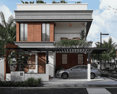 Image of 2486 Sq.ft 4 BHK Villa for sale in Urbando Kosmos Solaris Villa, Siruseri, Chennai for Rs. 22100000
