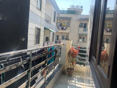 Balcony Image of 846 Sq.ft 3 BHK Builder Floor for rent in Burari New Delhi for Rs. 14000