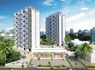 Image of 880 Sq.ft 2 BHK Apartment / Flat for sale in S M Hatkesh Heights, Mira Road East, Mira Bhayandar for Rs. 9300000