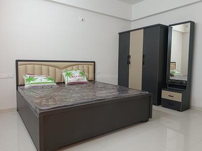 Bedroom Image of 1965 Sq.ft 3 BHK Apartment / Flat for rent in Shree Sharanam Sky, Sargasan Gandhinagar for Rs. 28000