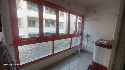 Balcony Image of 1033 Sq.ft 3 BHK Apartment / Flat for rent in Ashish Silver Oak Apartment, Manjari Budruk Pune for Rs. 23000